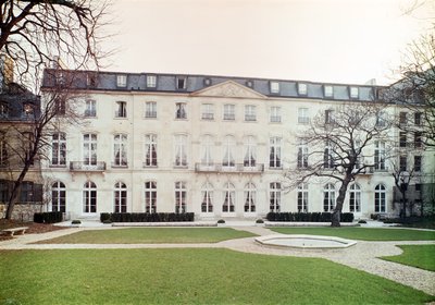 Vue de la façade du jardin de l