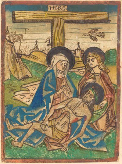 Pietà avec Saint Jean - German 15th Century