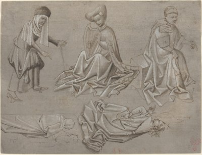Études pour six figures (feuille d