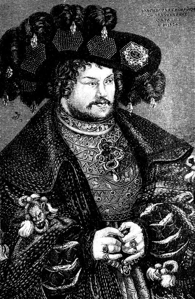 Portrait de Joachim I Nestor 1484-1535, électeur de Brandebourg, copie d