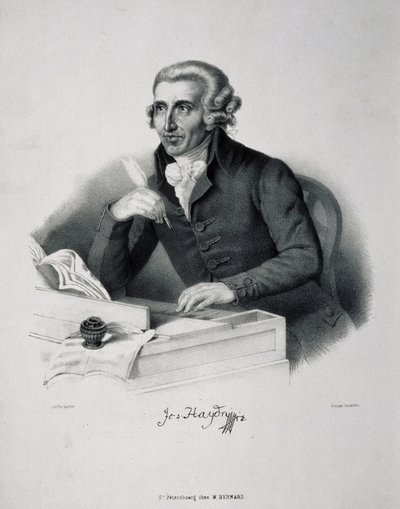 Portrait du compositeur Joseph Haydn 1732-1809 - German Master