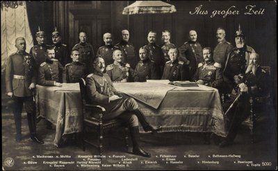 Collage, Wilhelm 1 et 2, Bülow, Hindenburg et plus - German Photographer
