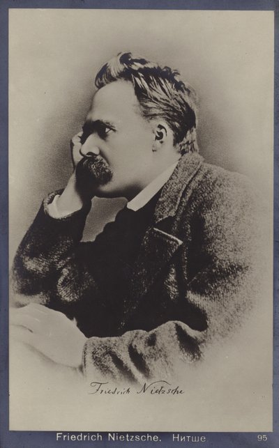 Friedrich Nietzche (1844-1900), philosophe et écrivain allemand (photo n/b) - German Photographer