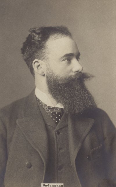Hermann Sudermann (1857-1928), dramaturge et romancier allemand (photo n/b) - German Photographer