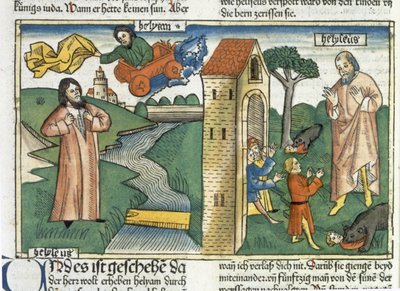 2 Rois 2:1-24 Élie monte au Ciel dans un tourbillon et les garçons qui se moquaient d
