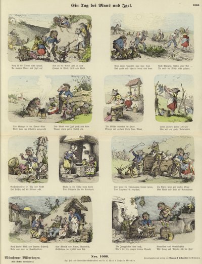 Une journée avec la souris et le hérisson - German School