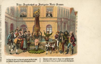 Une histoire vraie à la Fontaine du Marché de Stuttgart - German School