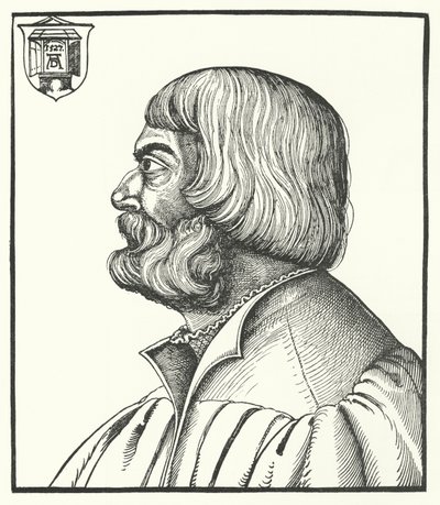 Albrecht Dürer, peintre et graveur allemand (gravure) - German School