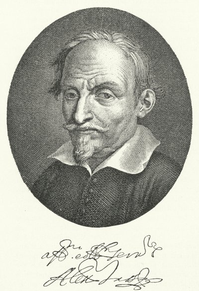 Alessandro Tassoni, poète et écrivain italien (gravure) - German School
