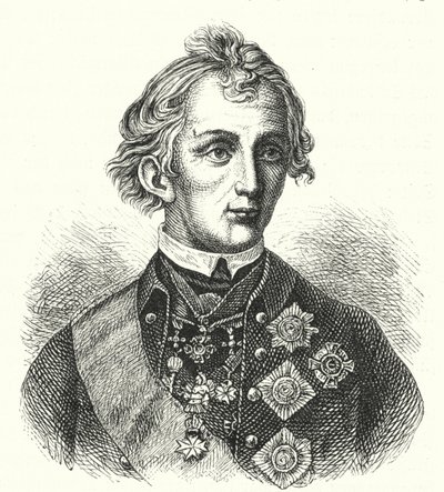 Alexandre Souvorov, général russe - German School