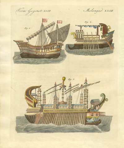 Navires anciens - German School