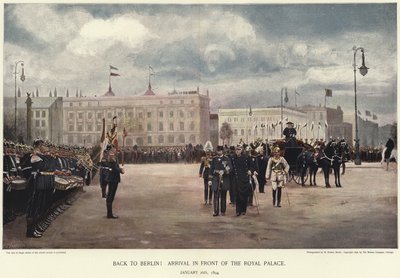 Arrivée devant le Palais Royal - German School
