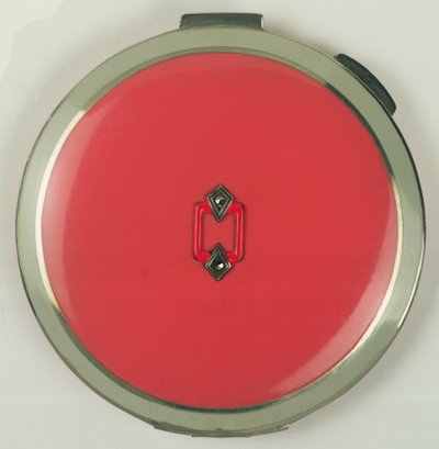 Poudrier Art Déco, fabriqué par Rowenta, années 1950 - German School