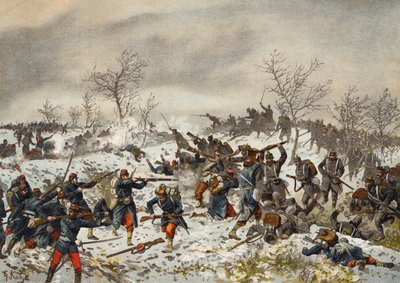 Bataille avant Le Mans-Champagne, guerre franco-prussienne, 11 janvier 1871 - German School