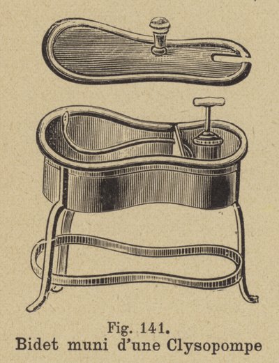 Bidet équipé d