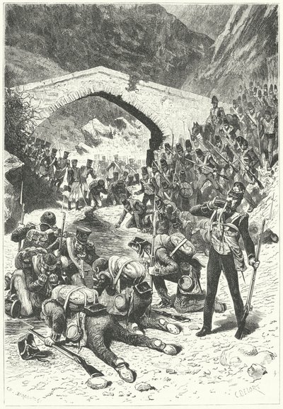 Soldats britanniques profitant d