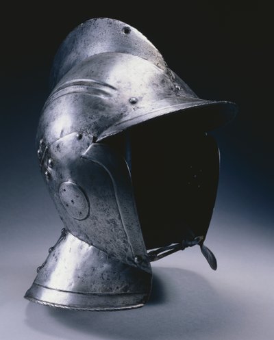 Bourguignotte avec pièces de joue articulées, vers 1540 - German School