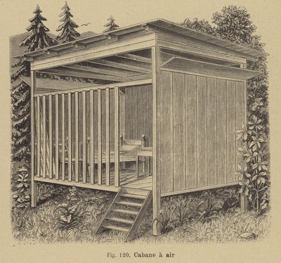 Cabine ouverte à l
