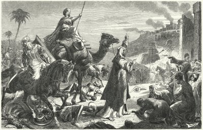 Le calife Umar entrant à Jérusalem, 637 - German School