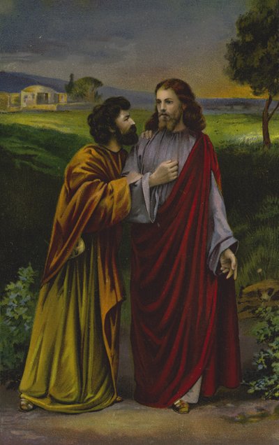 Christ et Judas Iscariot - German School