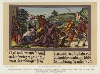 Christ en route vers le Calvaire - German School