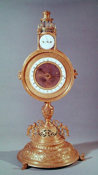 Horloge en forme de monstrance appartenant au Cardinal de Granvelle, Augsbourg, 1564 - German School
