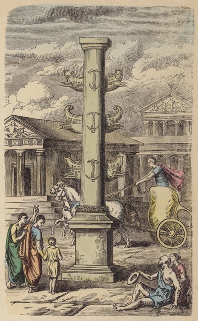 Colonne commémorant une victoire navale romaine - German School