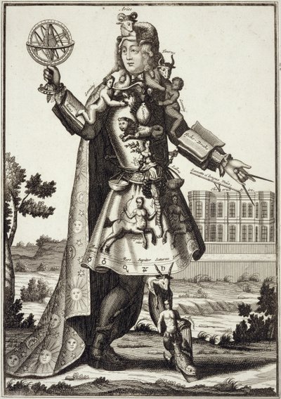 Costume pour un astrologue, pub. par Gerard Valck c.1690 - German School