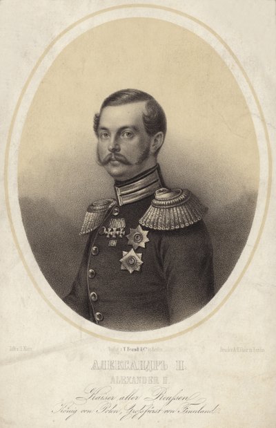 Tsar Alexandre II de Russie - German School