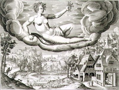 Aube, gravé par Paul Furst (c.1605-66) - German School