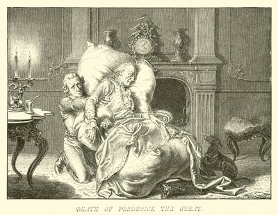 La mort de Frédéric le Grand - German School