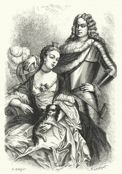 Duc et duchesse de Marlborough - German School