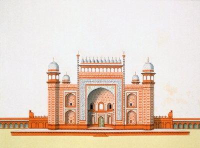 Entrée du Taj Mahal - German School
