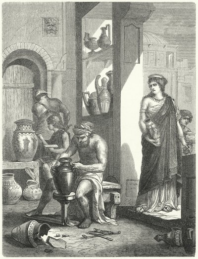 Atelier de poterie étrusque - German School