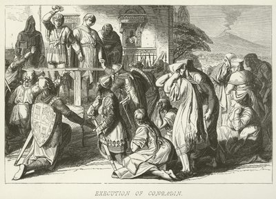 Exécution de Conradin (gravure) - German School