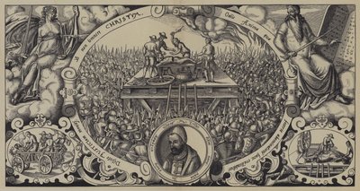 Exécution de Lippold ben Chluchim, Maître de la Monnaie de Brandebourg, Berlin, 28 janvier 1573 - German School