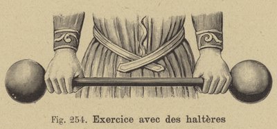 Exercice avec une barre - German School