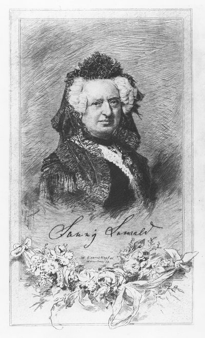 Fanny Lewald (gravure) - German School