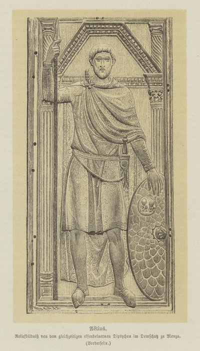 Flavius Aetius, général romain - German School