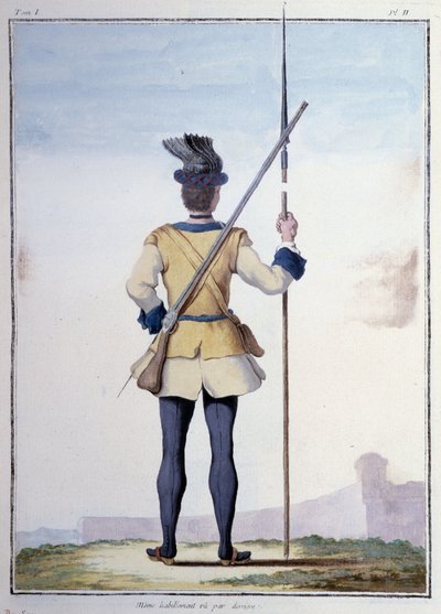 Vêtement du soldat (dos) - German School