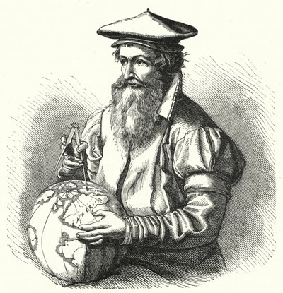 Gerardus Mercator, géographe et cartographe flamand - German School