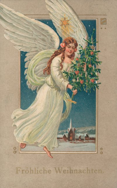 Carte de Noël allemande - German School