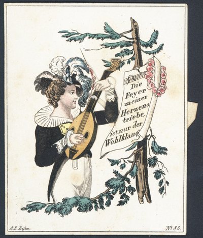 Carte de vœux allemande - German School