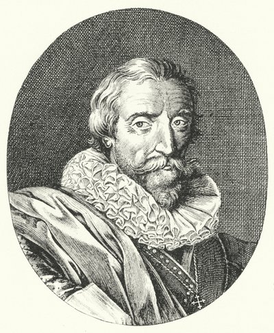 Giambattista Marino, poète italien - German School