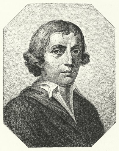 Giuseppe Parini, satiriste et poète italien (gravure) - German School