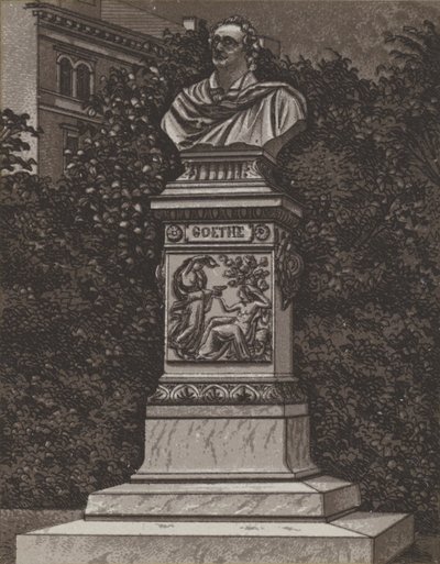 Goethe-Denkmal (lithographie) - German School