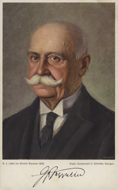 Graf Ferdinand von Zeppelin, concepteur et constructeur de dirigeables allemand - German School