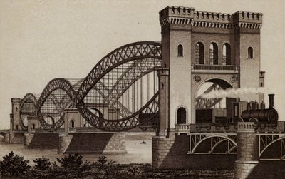 Hambourg : Eisenbahn-Elb-Brucke, le pont ferroviaire sur l