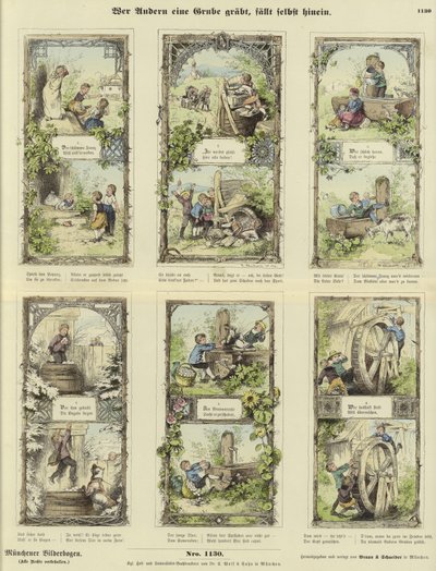 Qui sème le vent récolte la tempête - German School