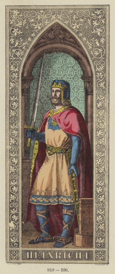 Heinrich I, 919-936 - German School